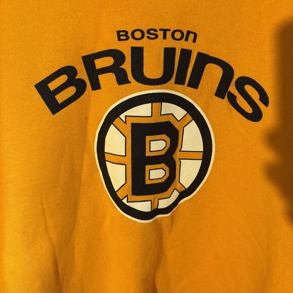 Vintages 2000s NHL Boston Bruins Sweatshirt Fruit Of The Loom Heavy Tag Mens 2XL - Picture 2 of 7